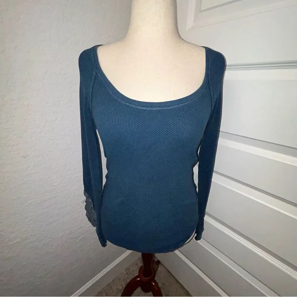 We The Free FreeāPeople Long Sleeve Embroidered Blouse Shirt Top